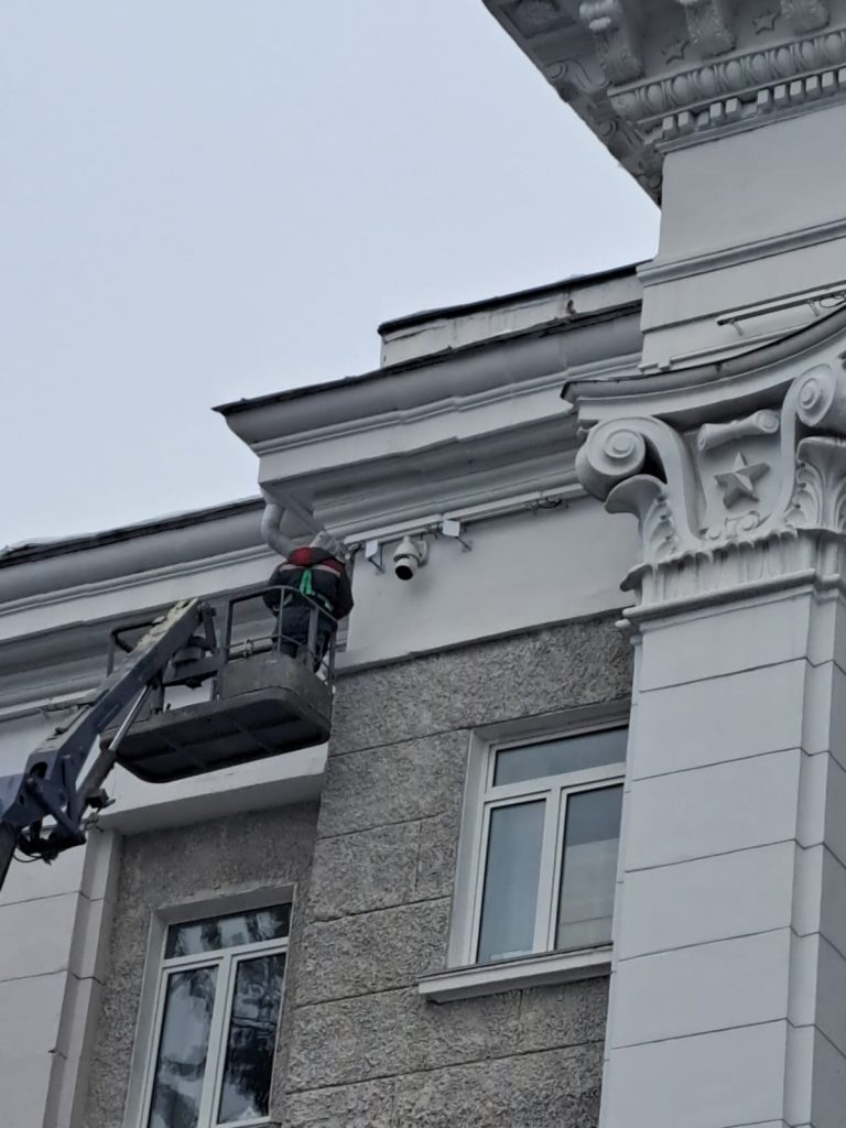 Видеонаблюдение Советской площади, Уфа