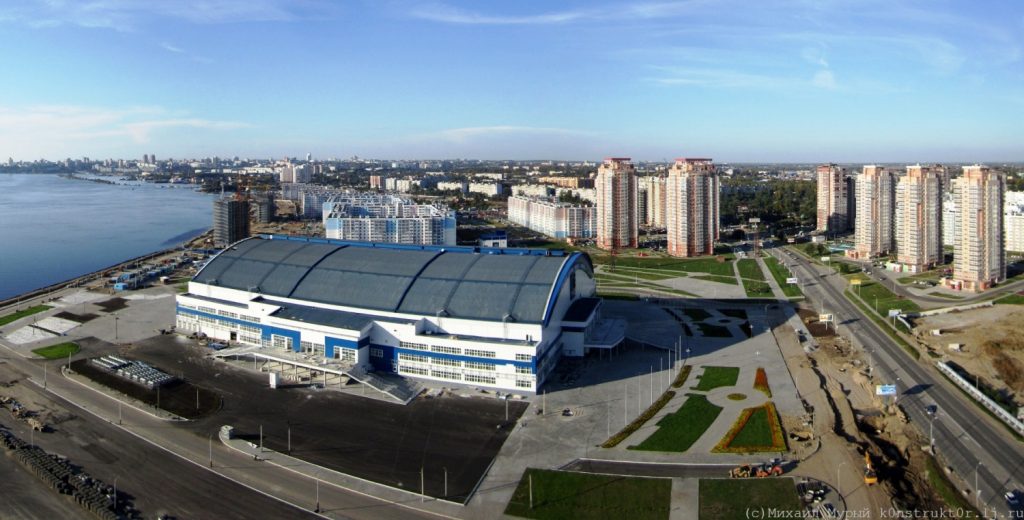 Электромонтаж спортивного комплекса «Ерофей»