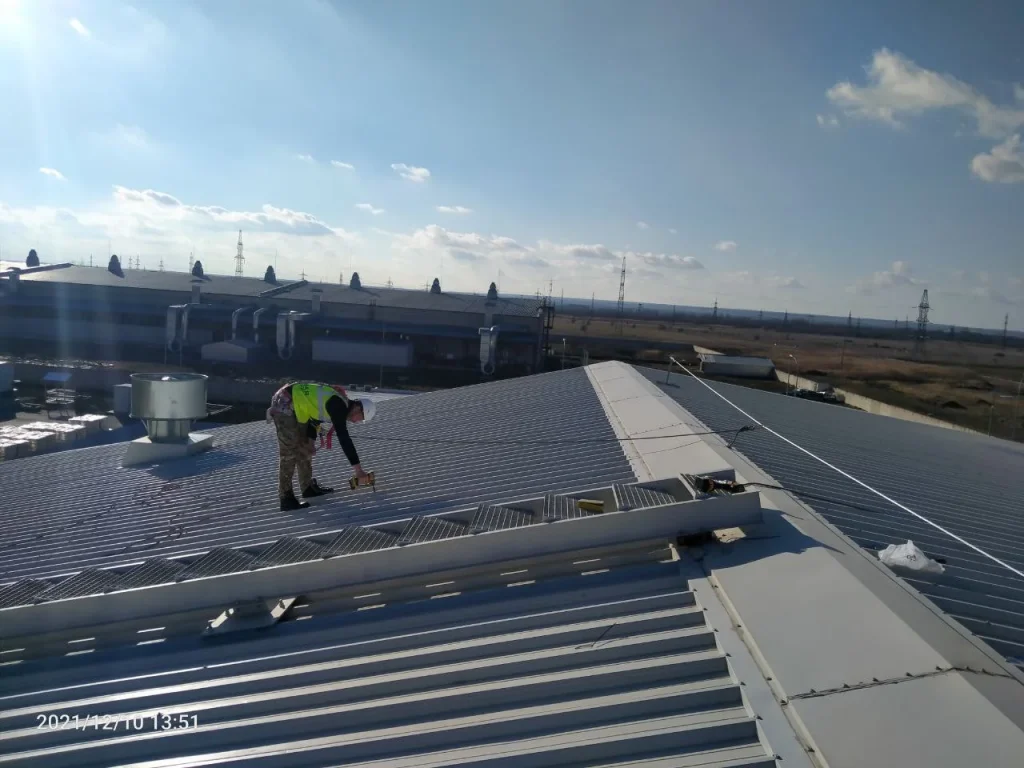 Солнечная электростанция завода Saint-Gobain